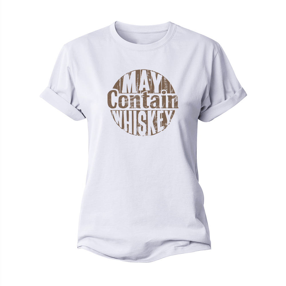 May Contain Whiskey Women's Cotton T-Shirt