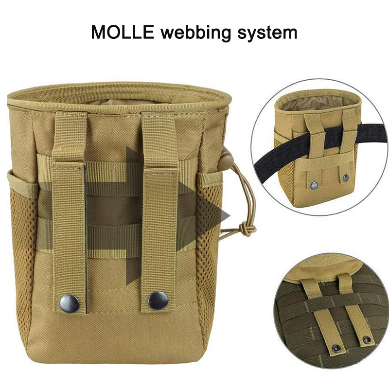 Tactical Drawstring MOLLE Waist Bag