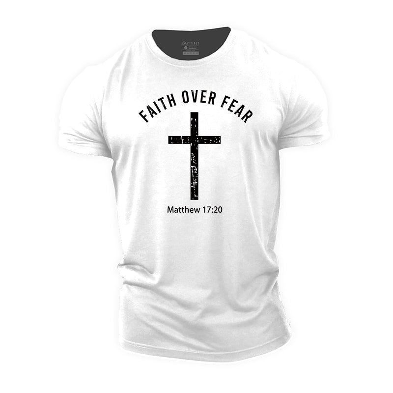 Faith Over Fear Cotton T-Shirt