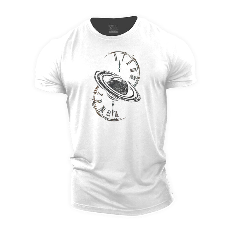 Cosmic Time Cotton T-Shirt