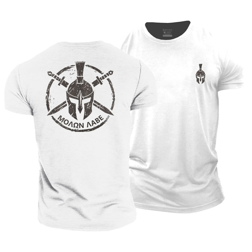 Molon Labe Graphic Cotton T-Shirts