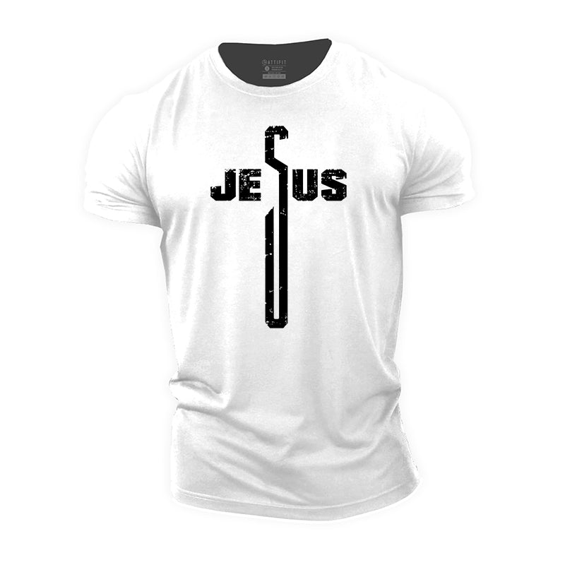 Jesus Cross Cotton T-Shirt