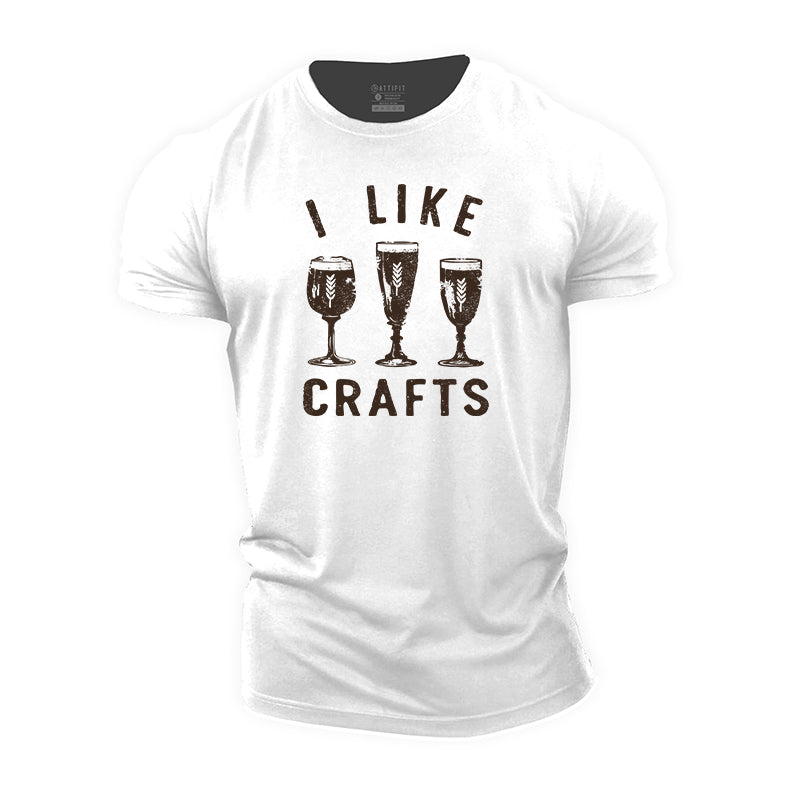 I Like Crafts Cotton T-Shirt