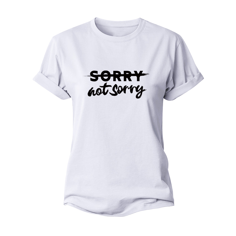 Not Sorry Women's Cotton T-Shirt