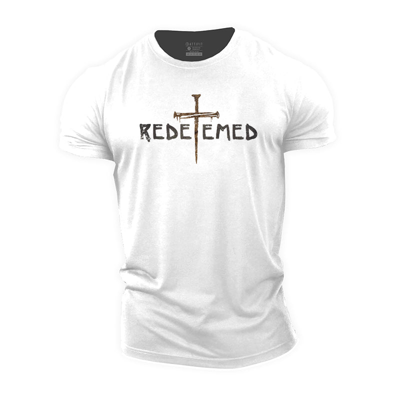 Redeemed Jesus Cross Cotton T-Shirt