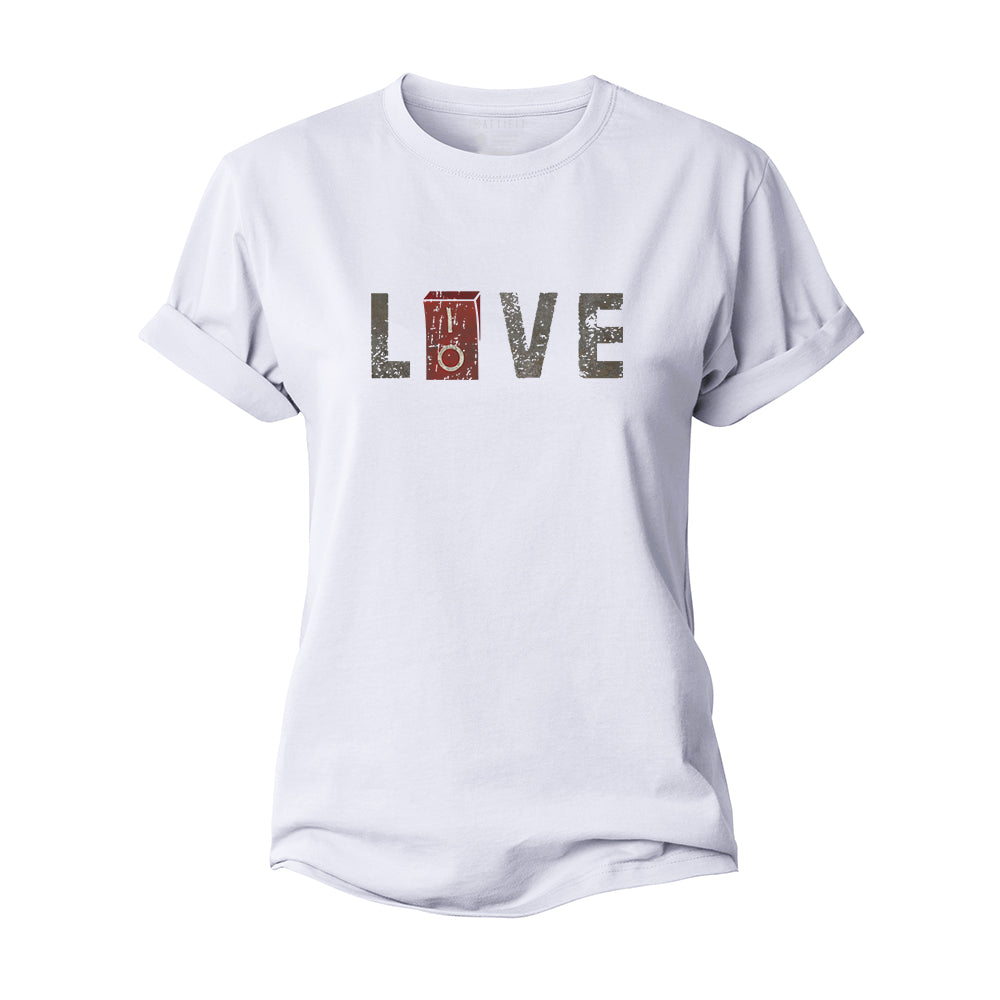 Live And Love Women's Cotton T-Shirt