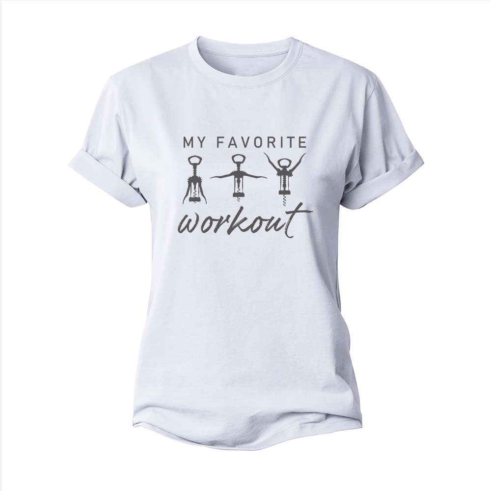 My Favorite Workout Women's Cotton T-Shirt