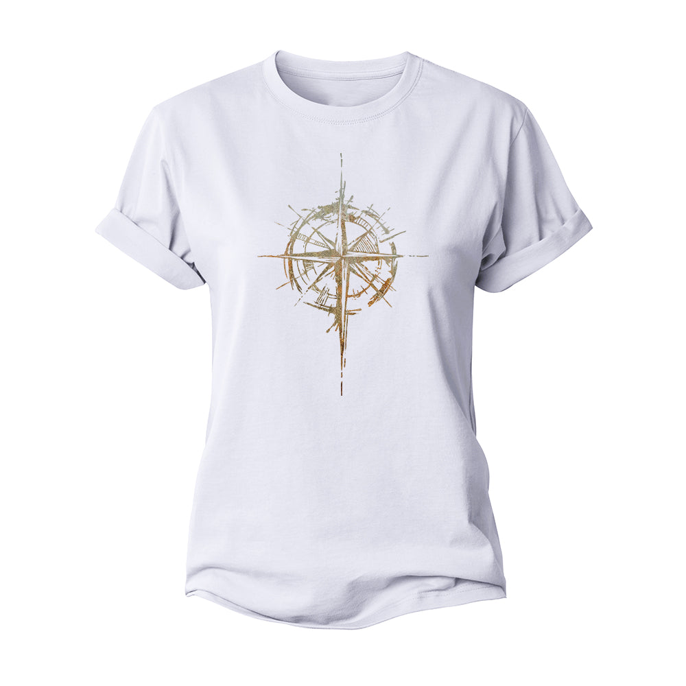 Vintage Compass Women's Cotton T-Shirt