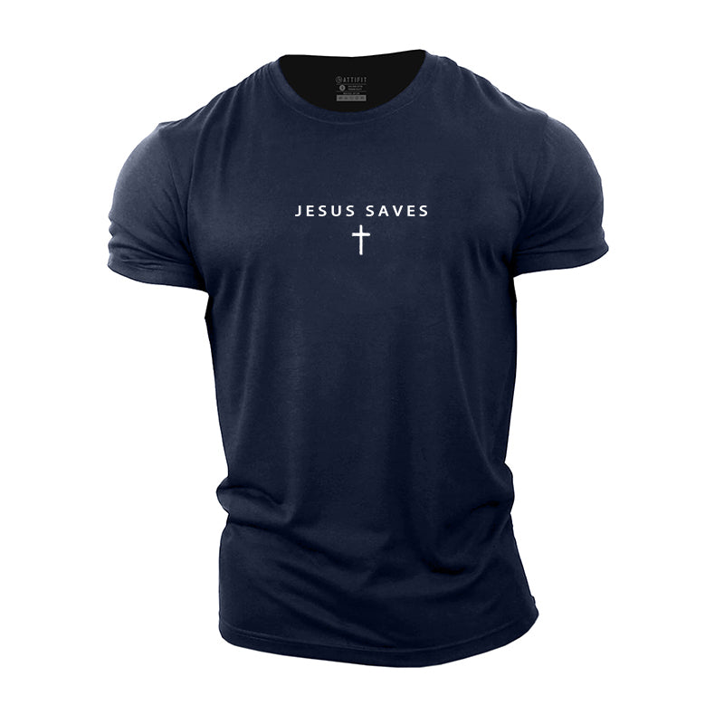 Jesus Saves Cotton T-Shirt