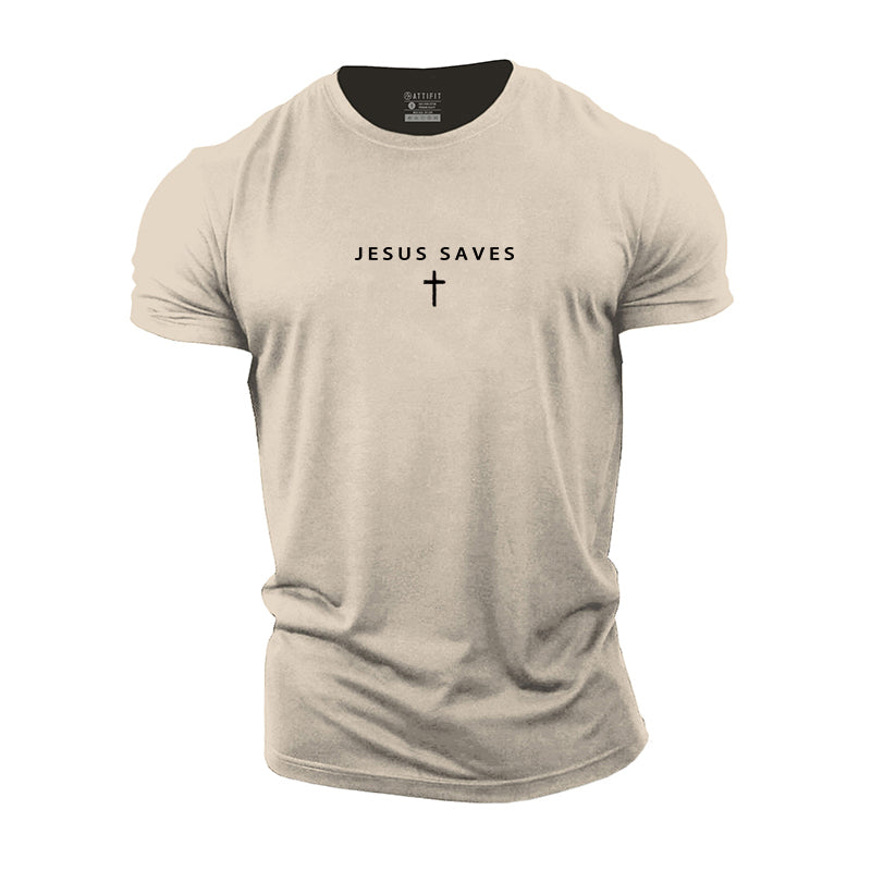 Jesus Saves Cotton T-Shirt