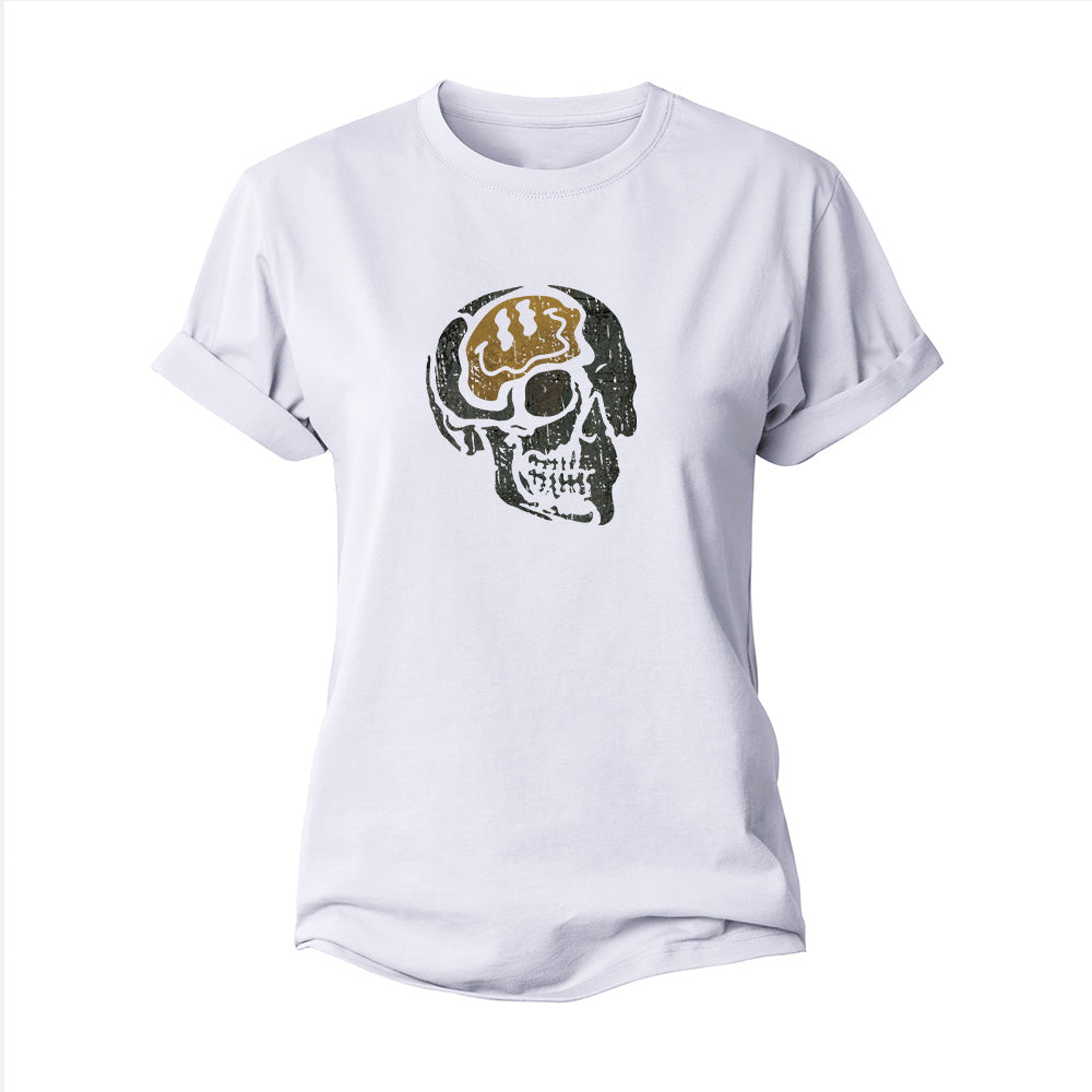 Skull Smiley Women's Cotton T-Shirt