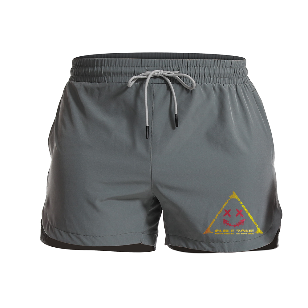 Smile Zone Graphic Shorts