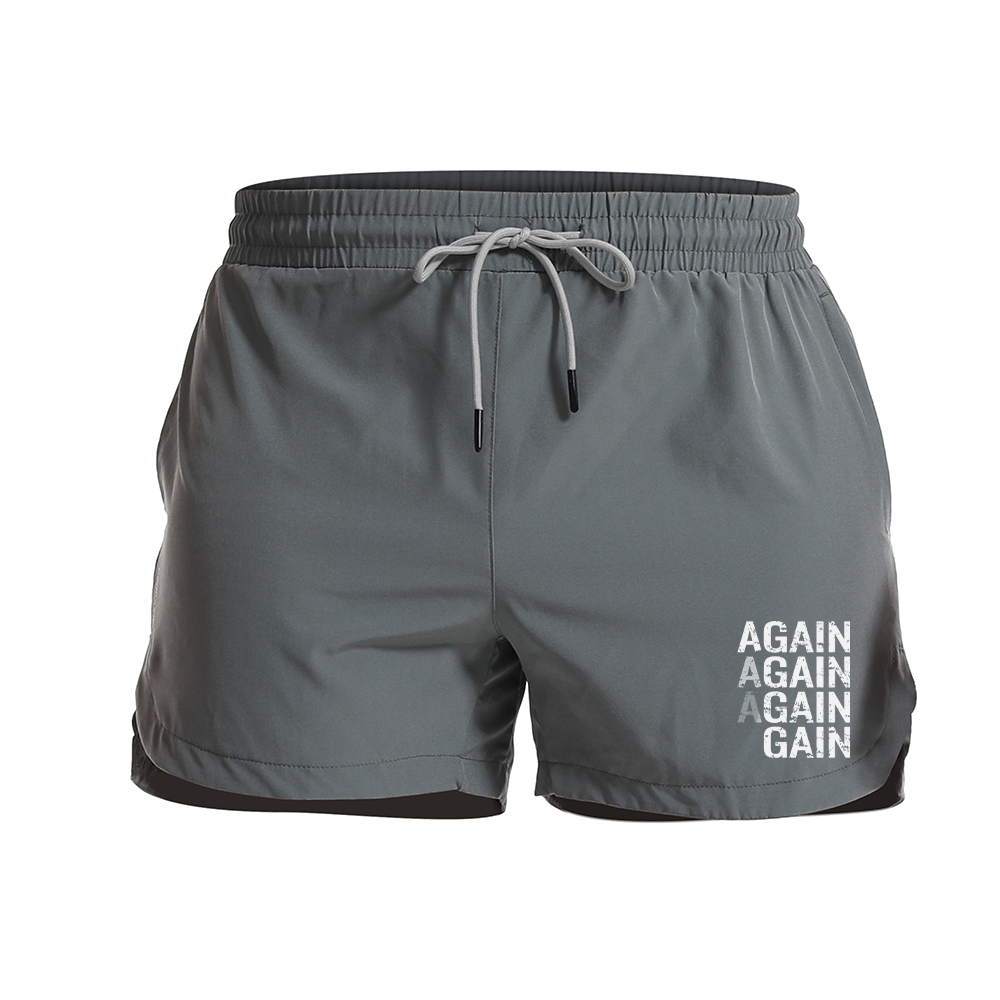 Again Gain Graphic Shorts