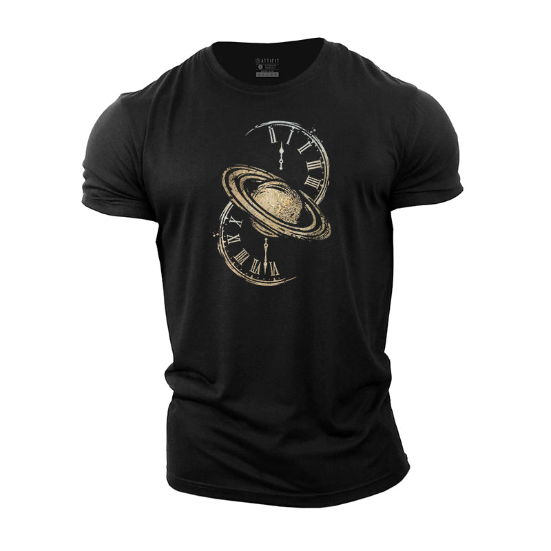 Cosmic Time Cotton T-Shirt