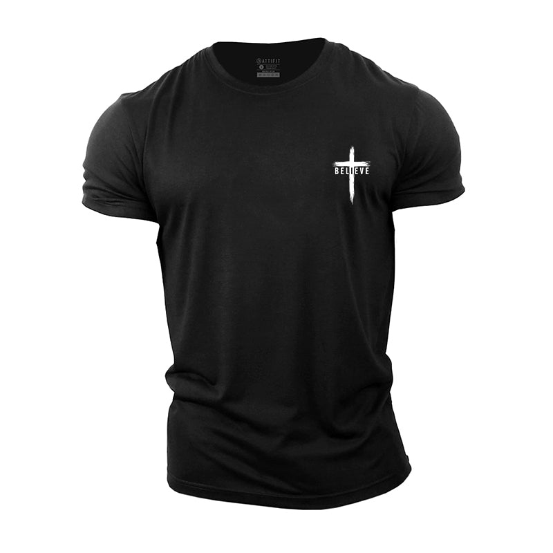 Believe Cross Cotton T-Shirt