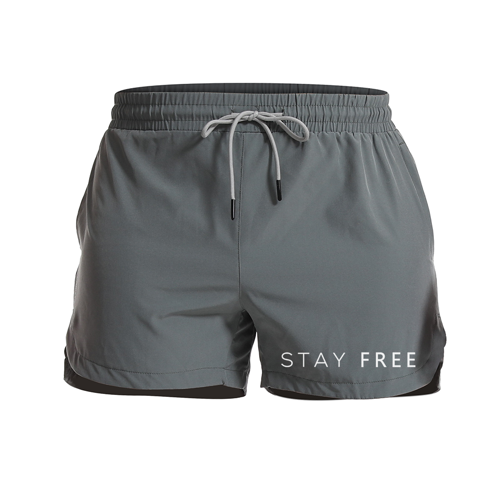 Stay Free Graphic Shorts