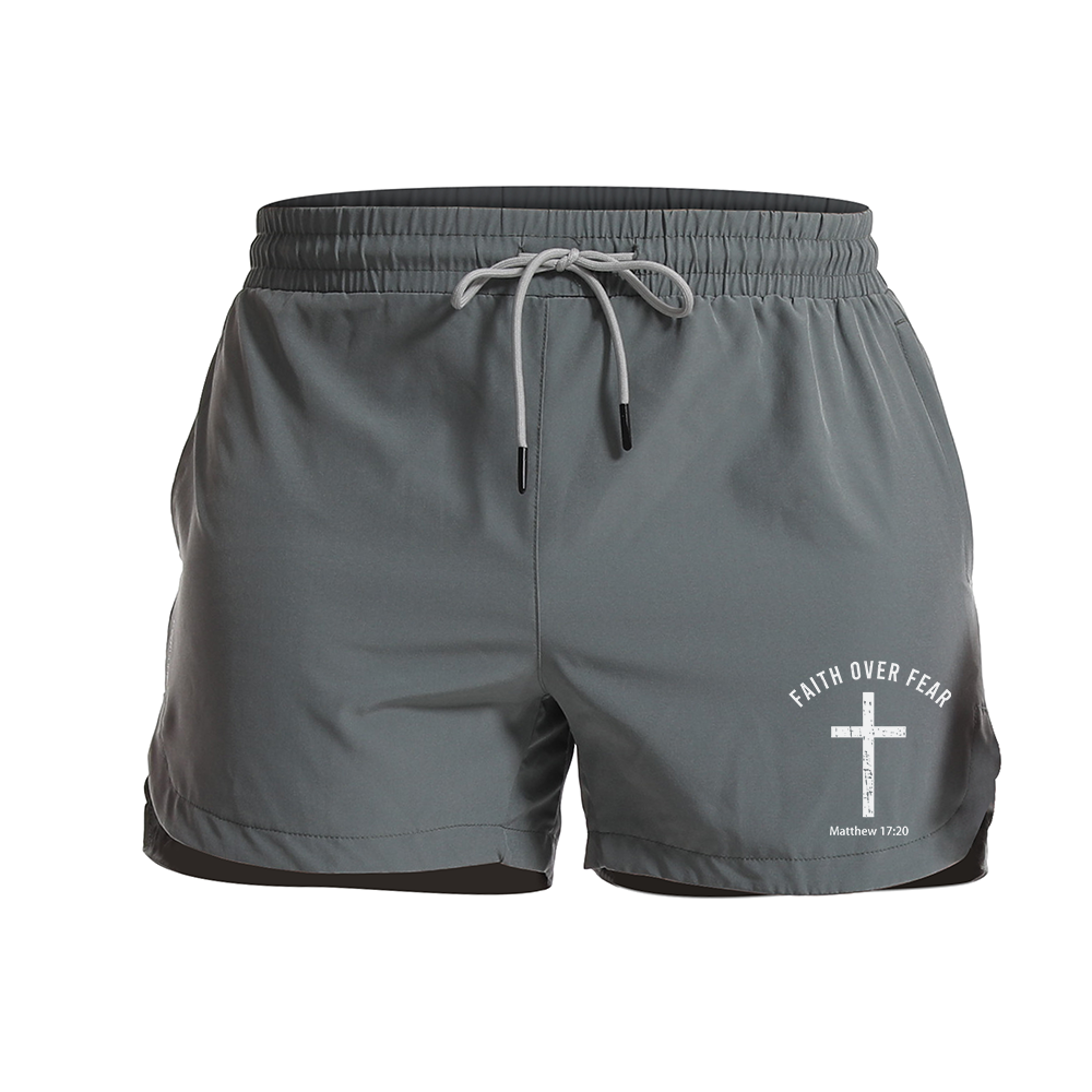 Faith Over Fear Graphic Shorts