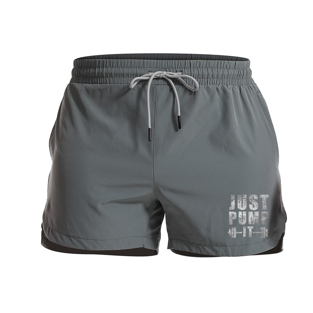 Just Pump Graphic Shorts