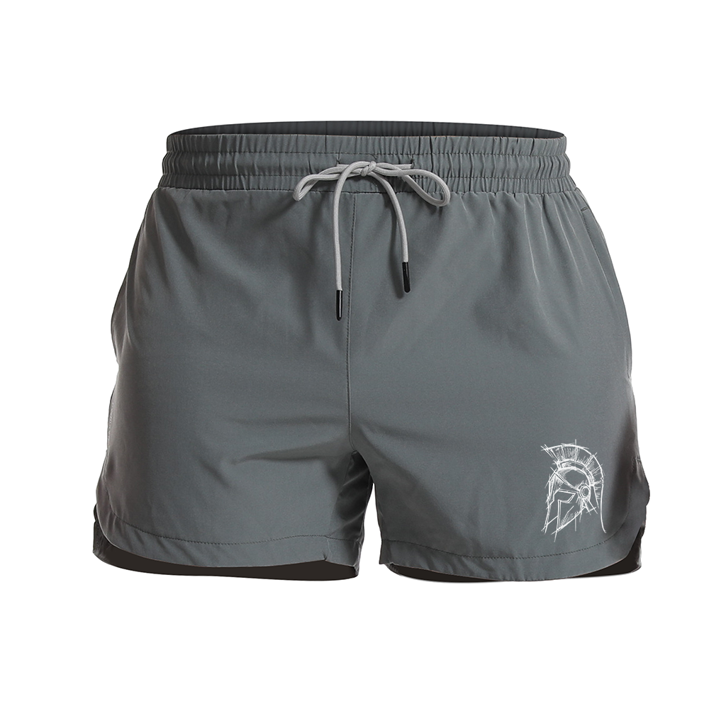 Spartan Sketch Graphic Shorts