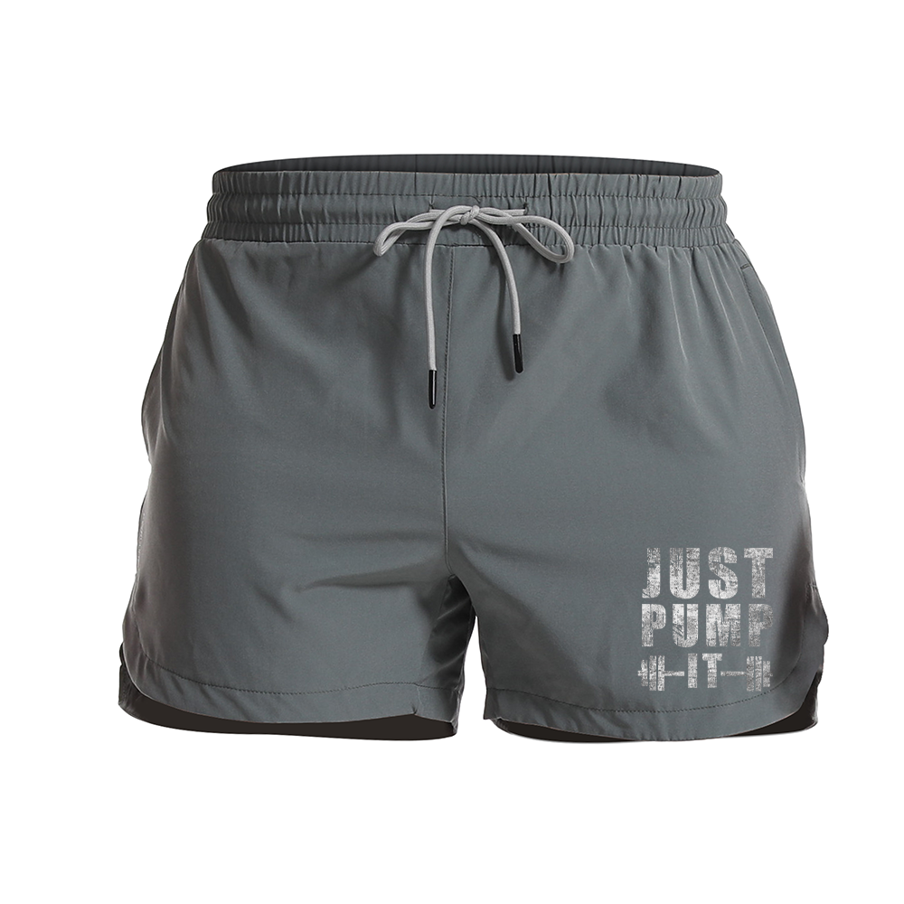 Just Pump Graphic Shorts