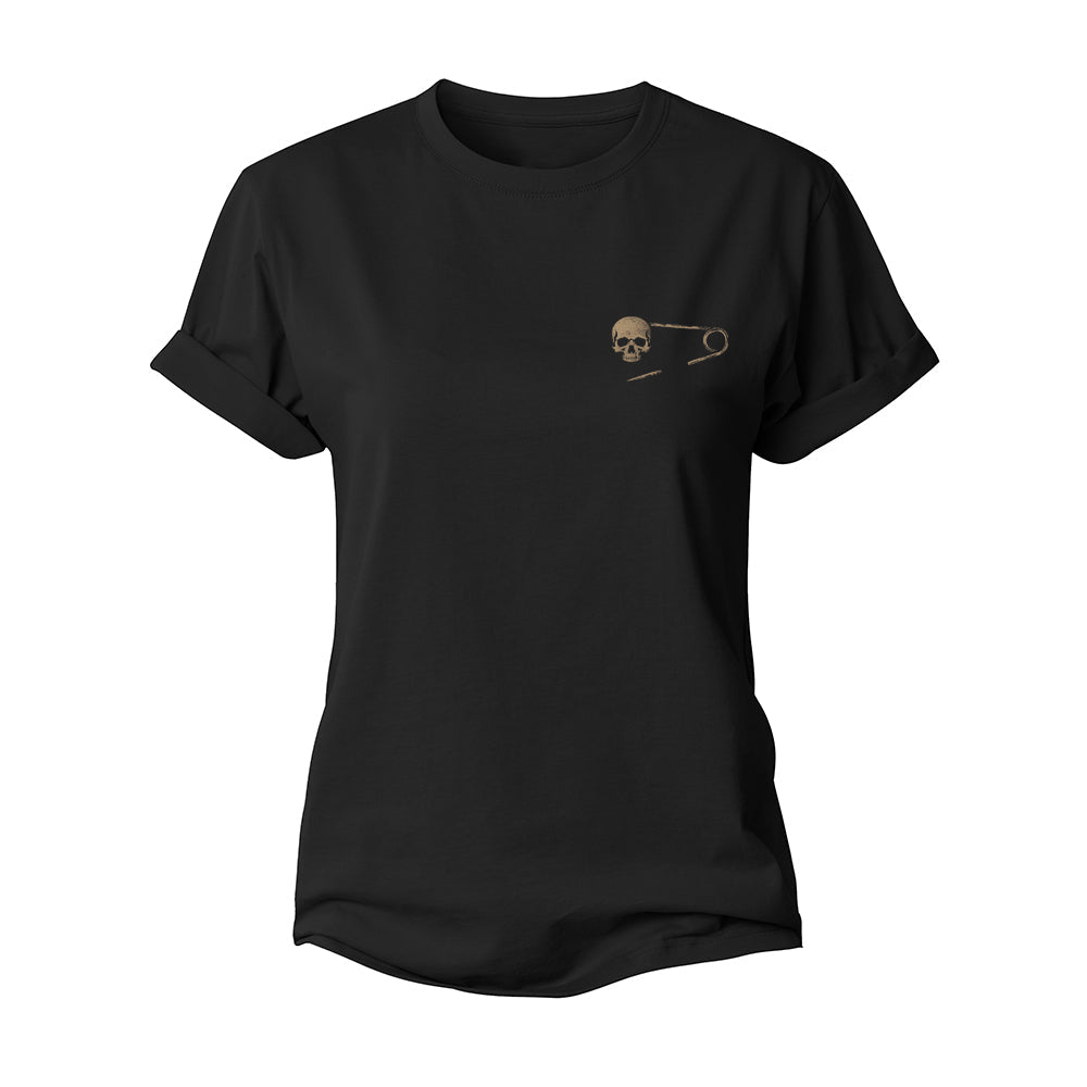 Skull Pin Women's Cotton T-Shirt