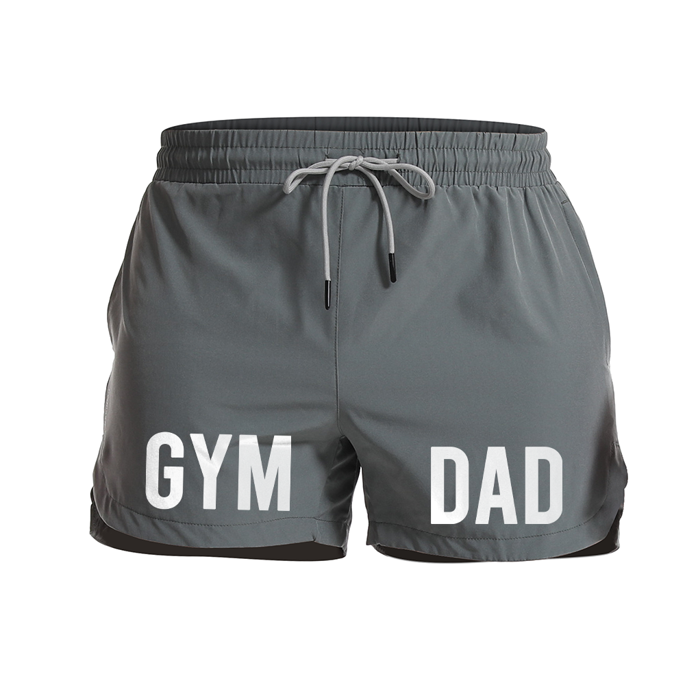 Gym Dad Graphic Shorts