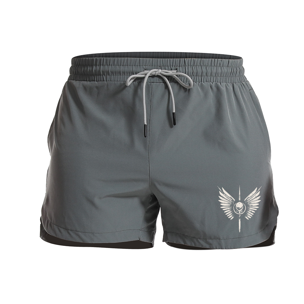 Spartan Cross Wings Graphic Shorts