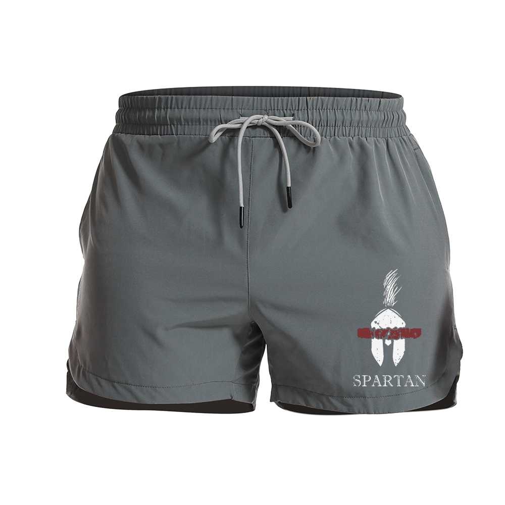 Spartan Helmet Graphic Shorts