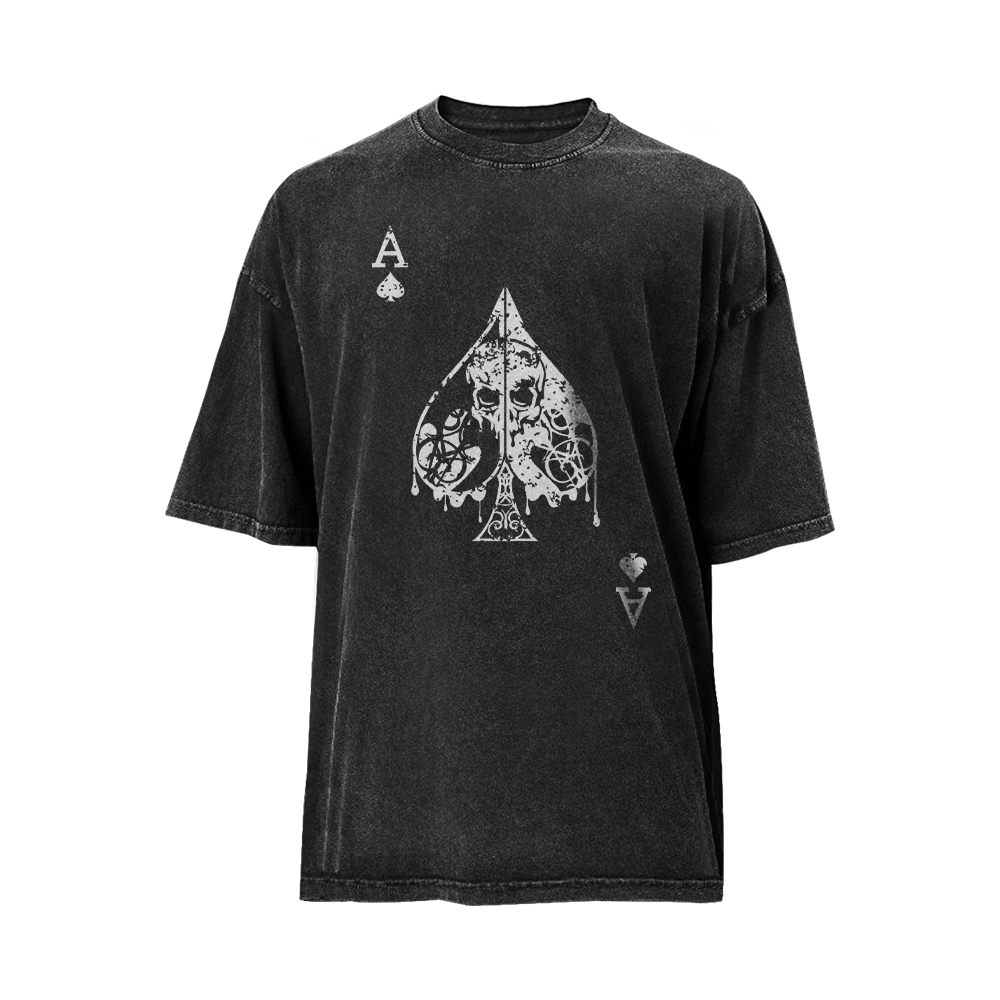 Ace Of Spades Washed T-Shirt