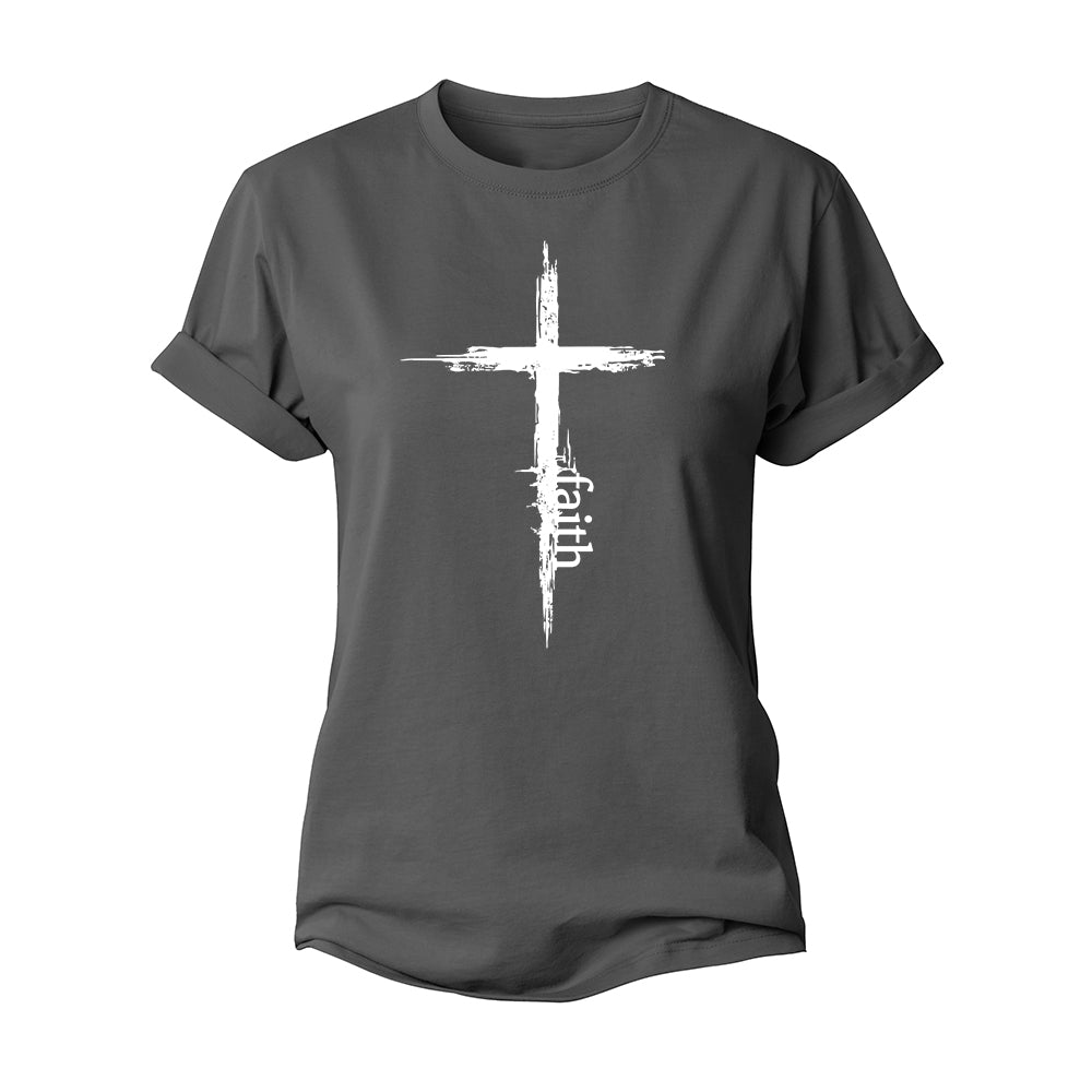 Faith Cross Women's Cotton T-Shirt