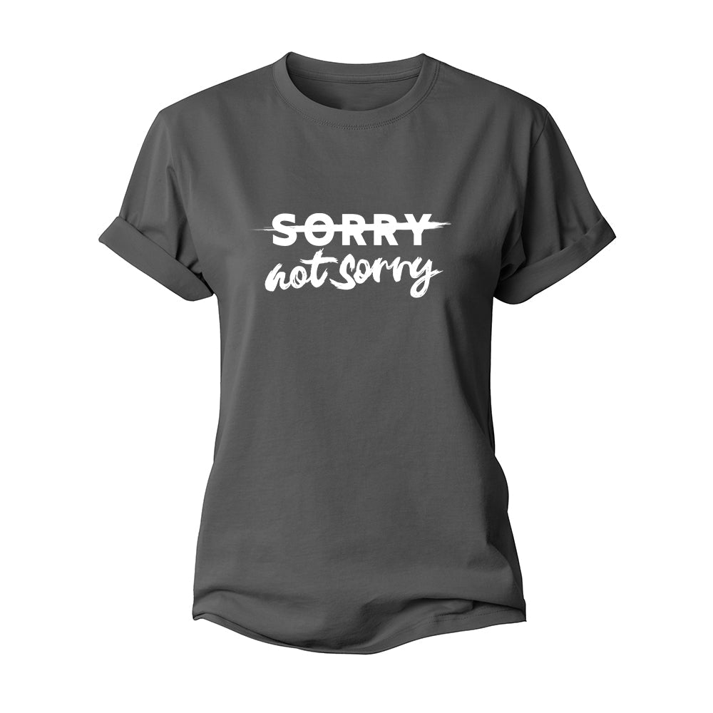 Not Sorry Women's Cotton T-Shirt