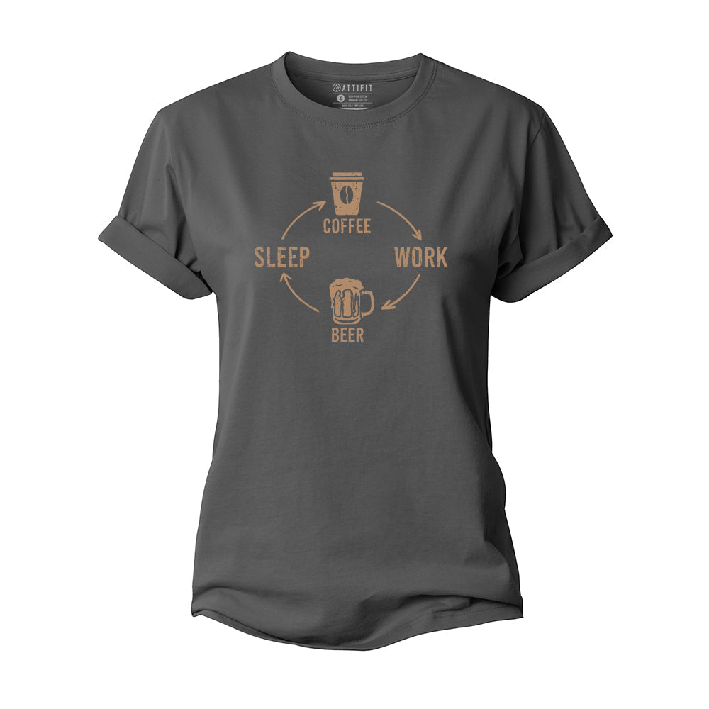 Coffee And Beer Women's Cotton T-Shirt