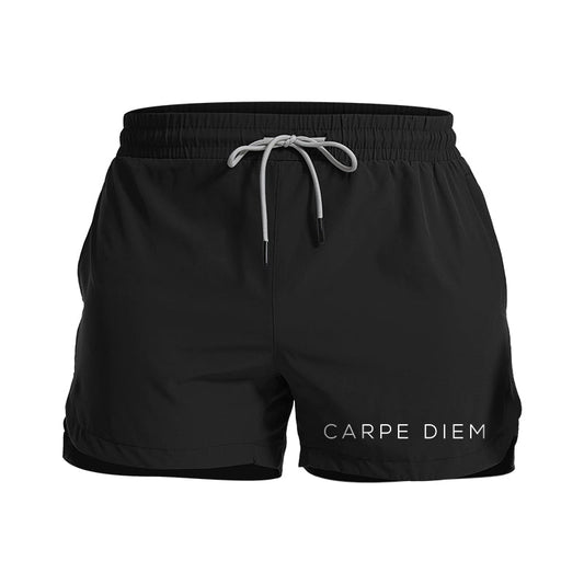 Carpe Diem Graphic Shorts