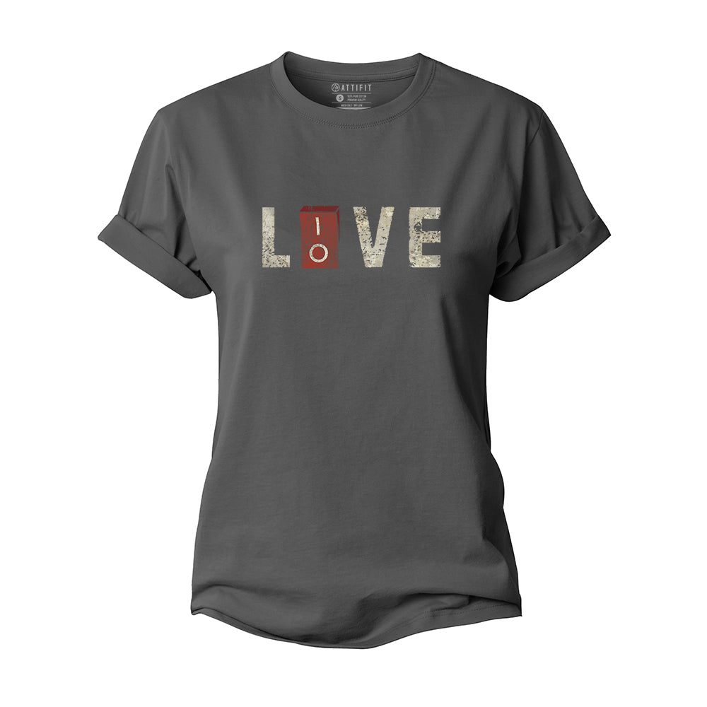 Live And Love Women's Cotton T-Shirt