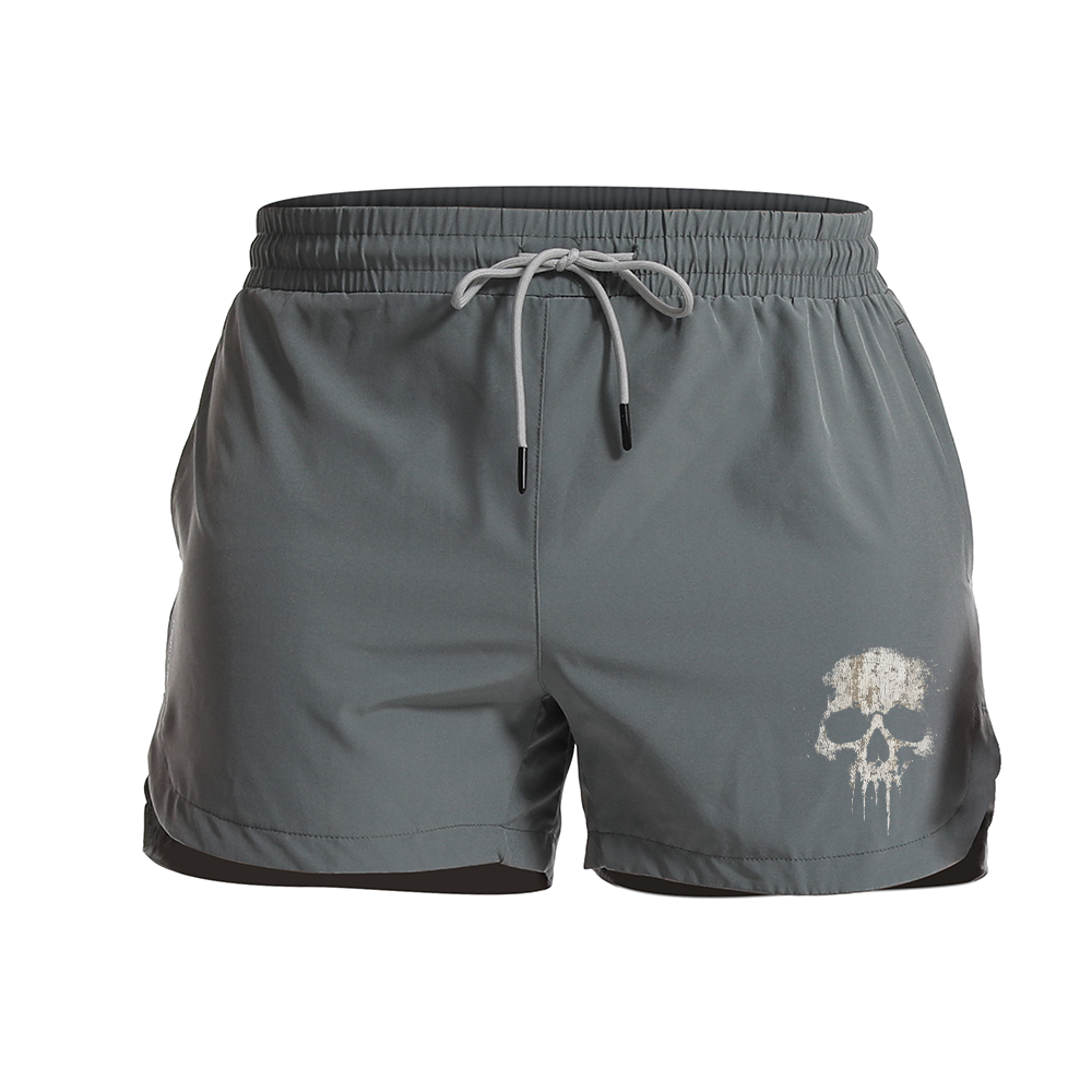 Void Skull Graphic Shorts