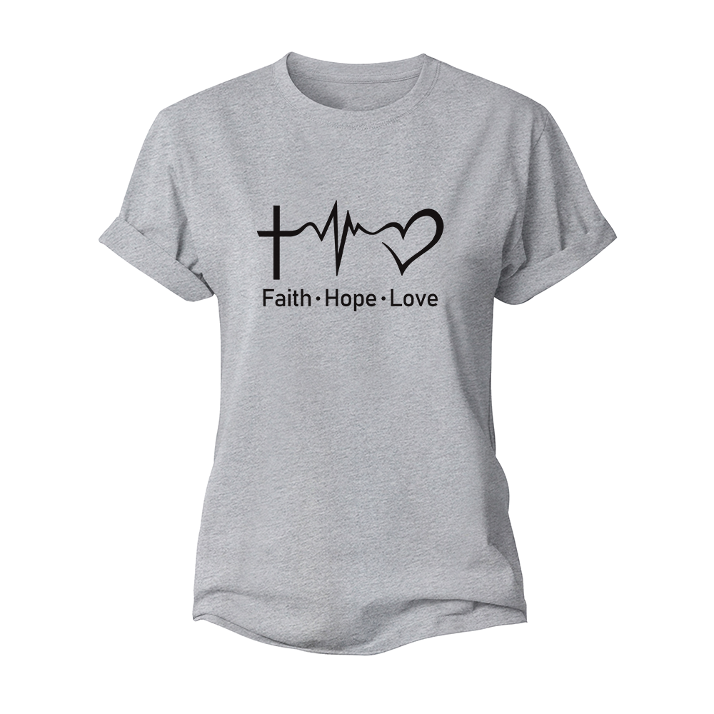 Faith Hope Love Women's Cotton T-Shirt