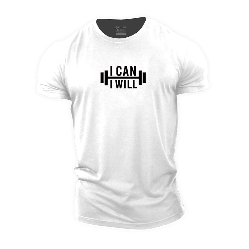 I Can I Will Cotton T-Shirt