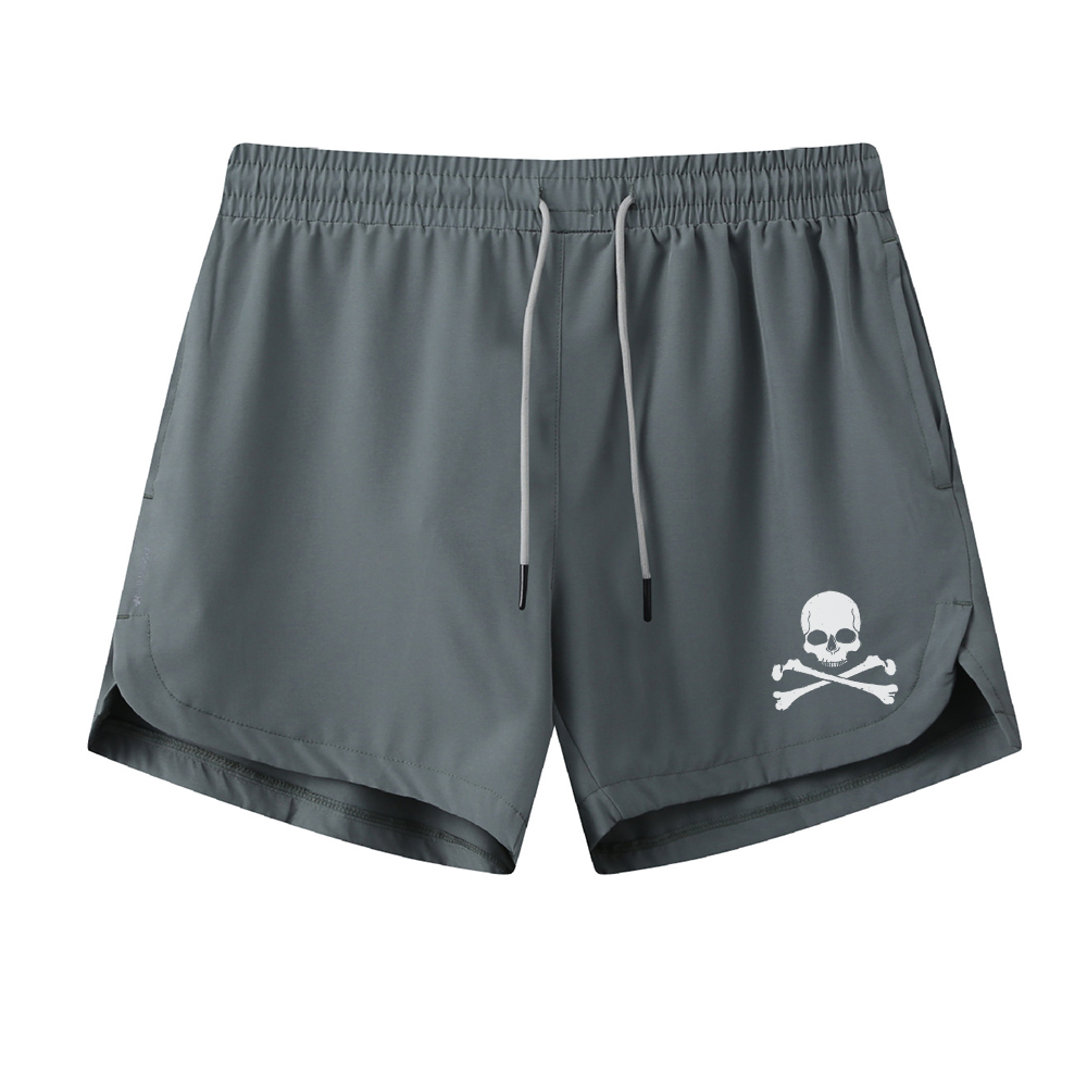 Death Skull Graphic Shorts