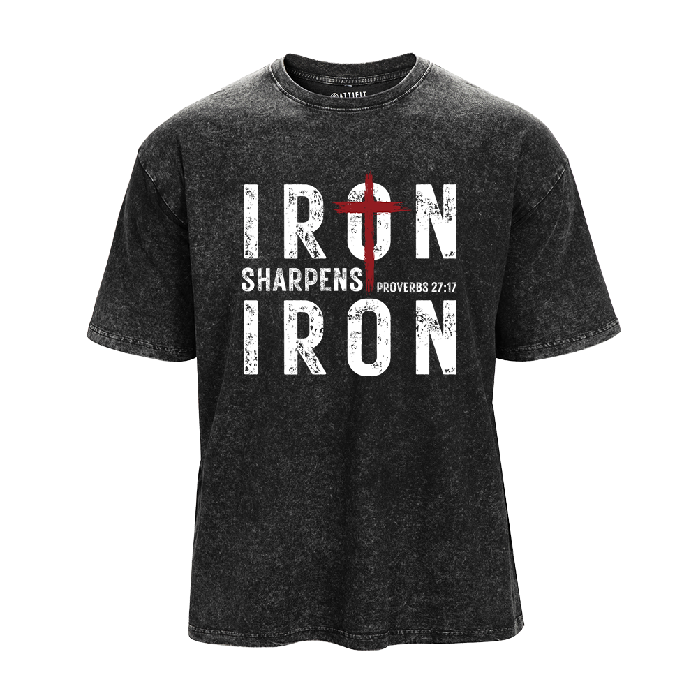 Iron Sharpens Iron Washed T-Shirt