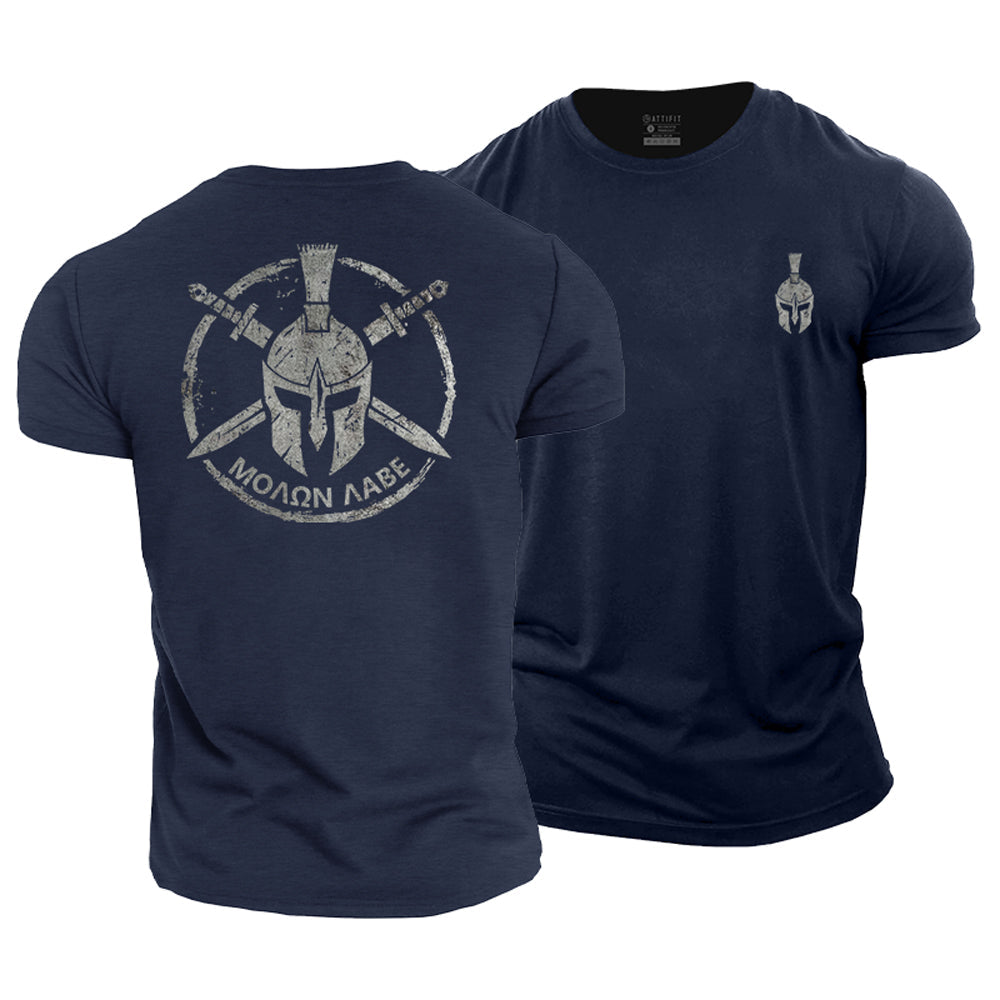 Molon Labe Graphic Cotton T-Shirts