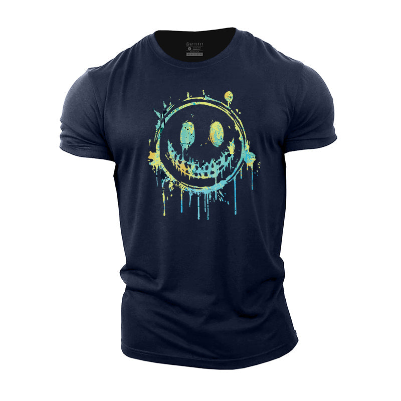 Gleeful Expression Cotton T-Shirt