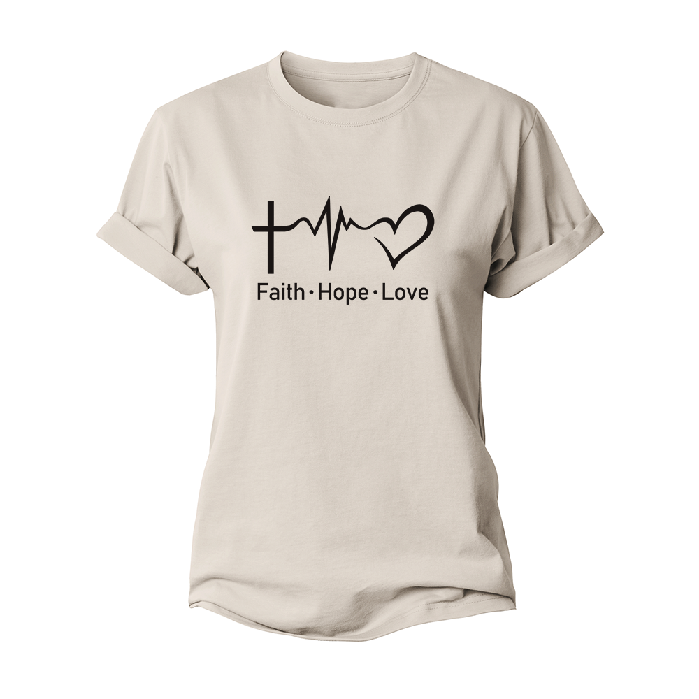 Faith Hope Love Women's Cotton T-Shirt