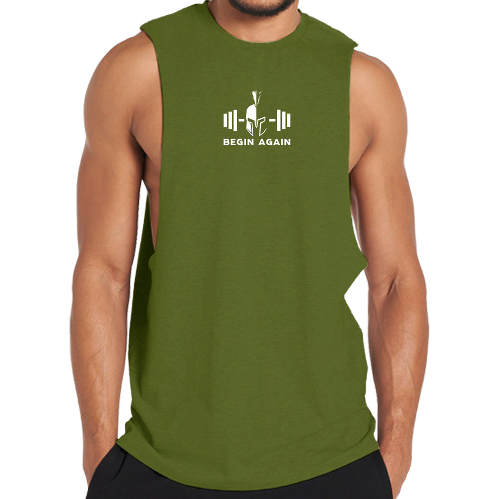 Begin Again Graphic Tank Top