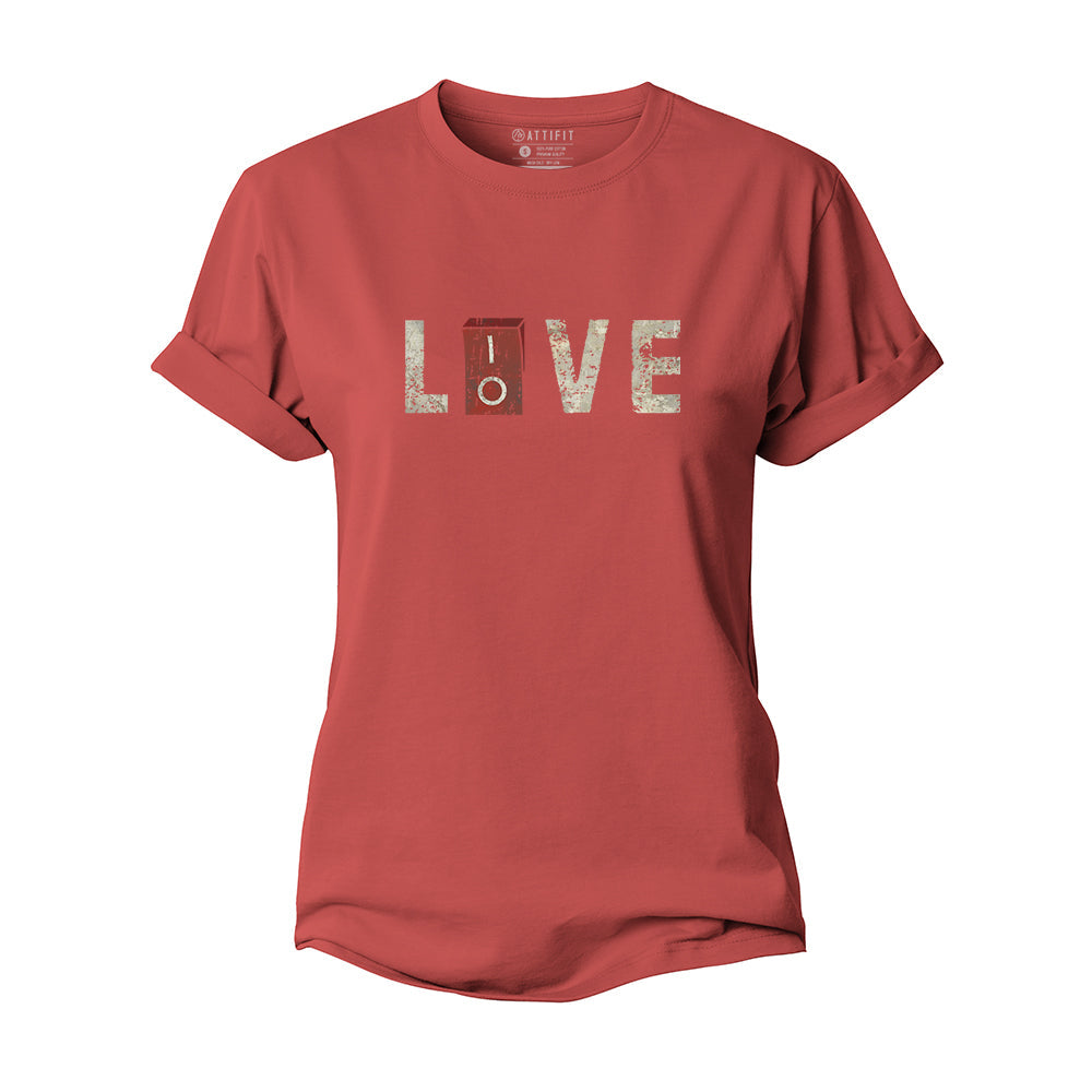 Live And Love Women's Cotton T-Shirt