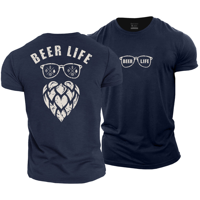 Beer Life Graphic Men's T-Shirts