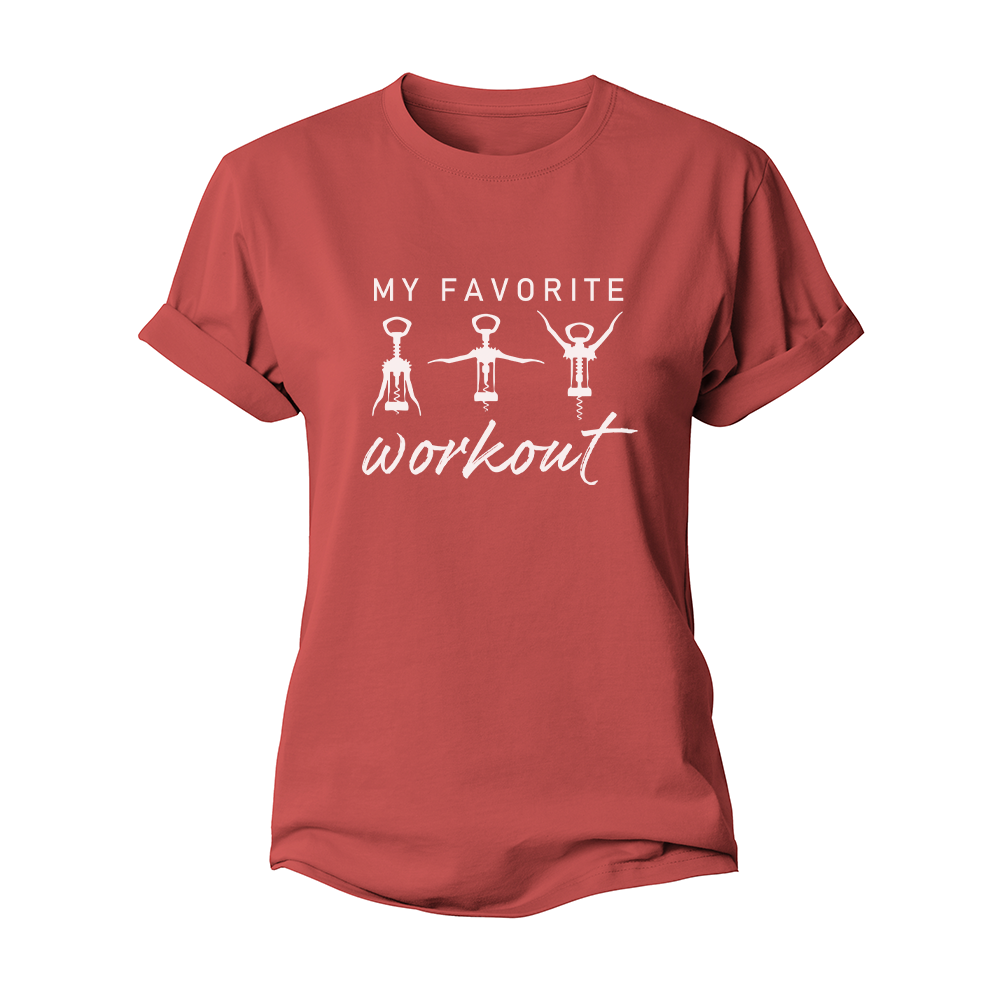 My Favorite Workout Women's Cotton T-Shirt