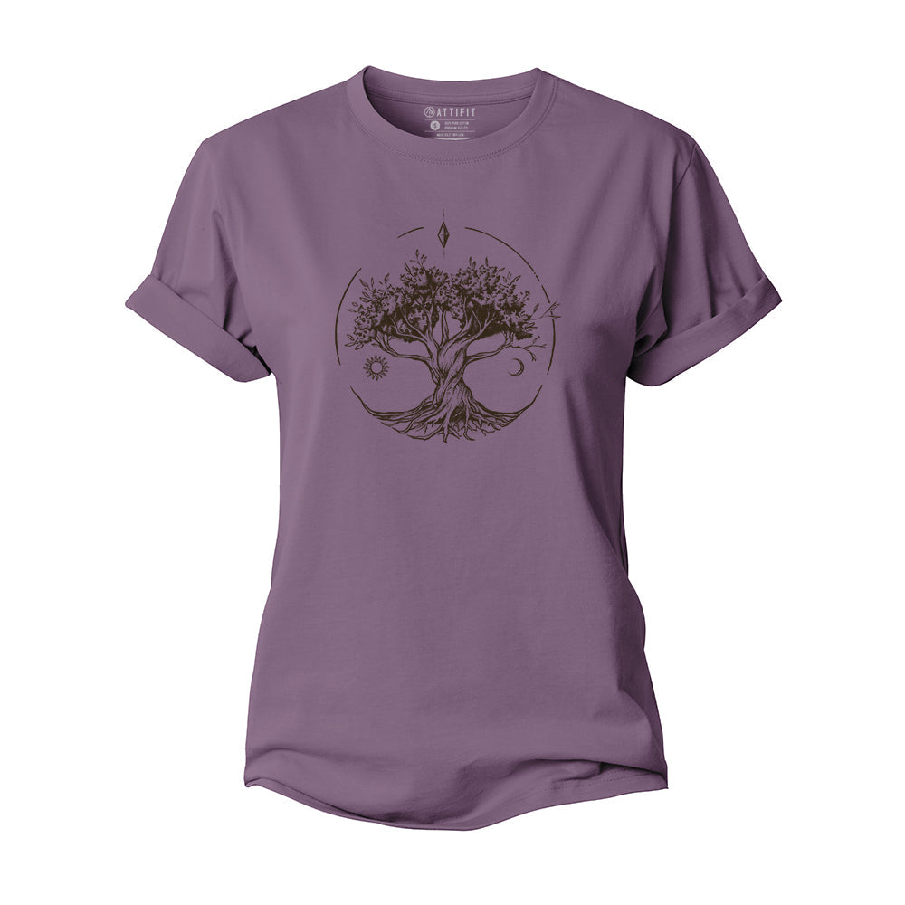 Life Tree Women's Cotton T-Shirt