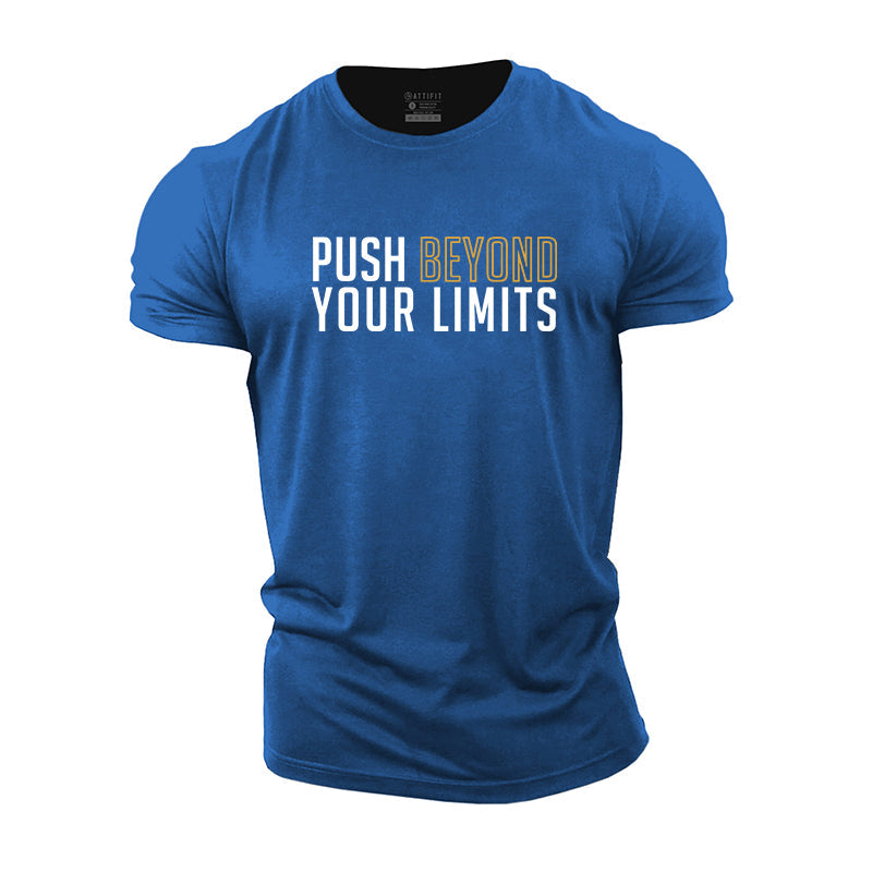 Push Beyond Your Limits Graphic Cotton T-Shirt