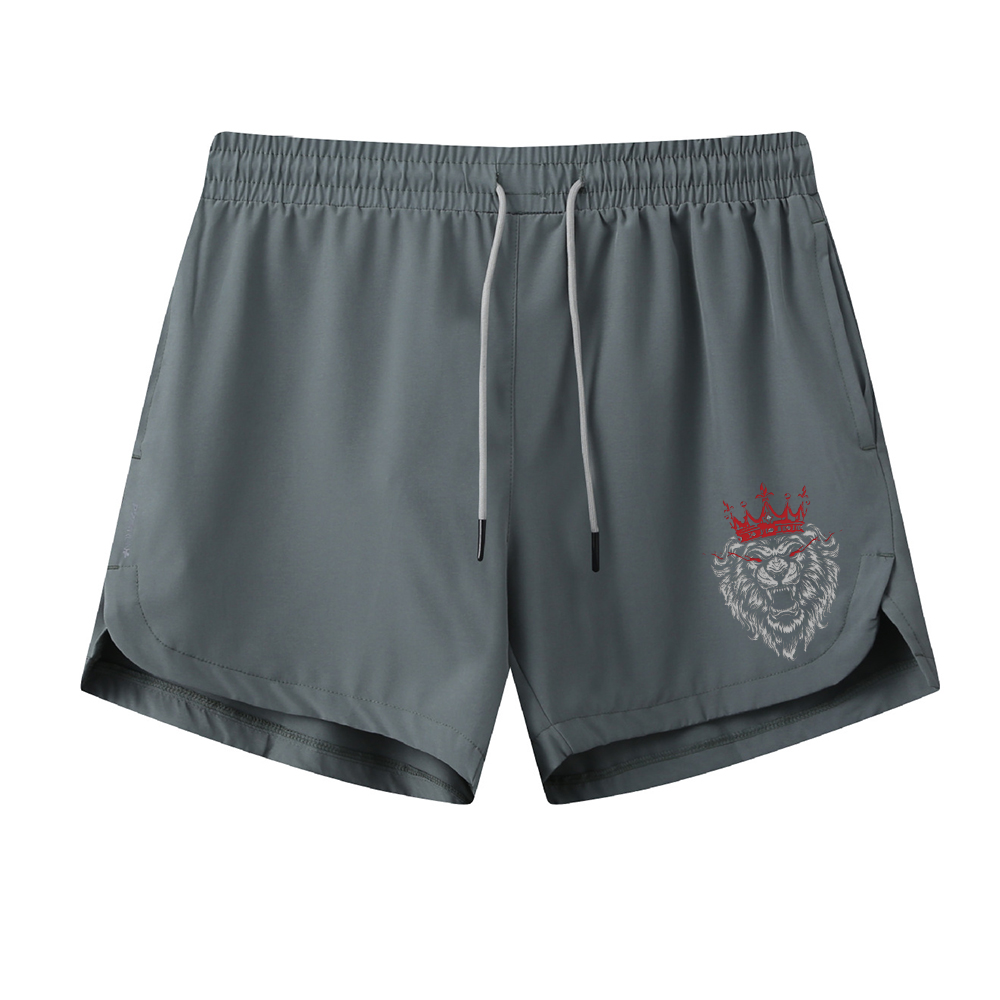 King Of Lions Graphic Shorts