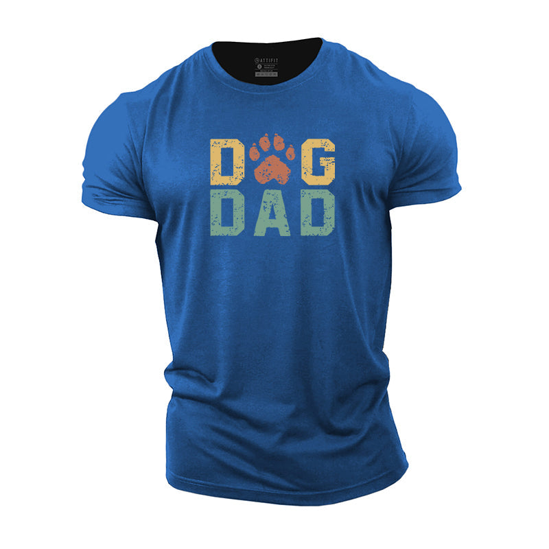 Dog Dad Cotton T-shirts